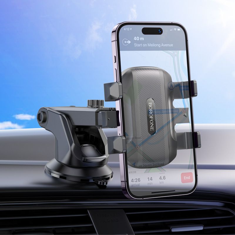 Music Festival BH98/BH99 Neue automatische Handy-Autohalterung Mittelkonsole Luftauslass Navigationsrahmen_voghion.com