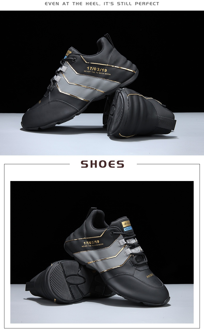 Man Vandringskor Löparskor Arbetsskor Att Rengöra Sneakers Skor Sneakers Syntetiskt Slitstarkt Enkla_voghion.com
