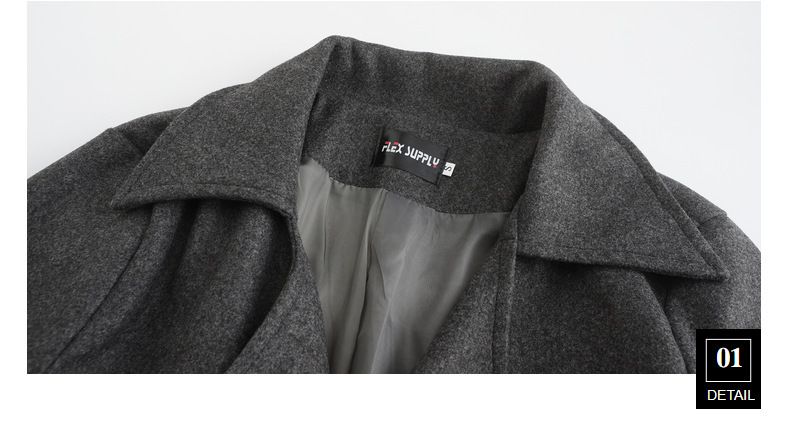 Men's Clothing Autumn And Winter High Quality Thickened Medium And Long Double Breasted Woolen Slim Fit Coat_voghion.com