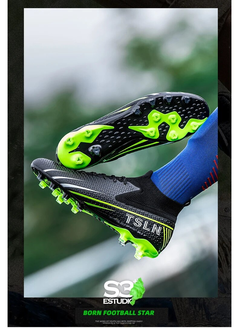 Vīriešu biedrības futbola laukuma zābaki Profesionāli pieaugušo bērnu futbola apavi Augstas kvalitātes zāles treniņu spēles apavi Futsal_voghion.com