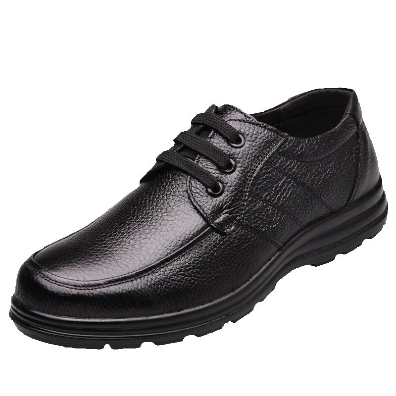 Scarpe da uomo in pelle di vacchetta casual con suola a molla Euro Step, superficie morbida, grandi dimensioni, da lavoro, 9886_voghion.com