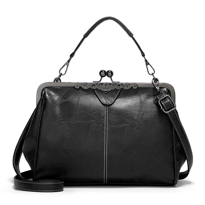 2024 Außenhandel Neue Handtasche Schulter Crossbody Damen Clip Britische Retro Big Bag_voghion.com