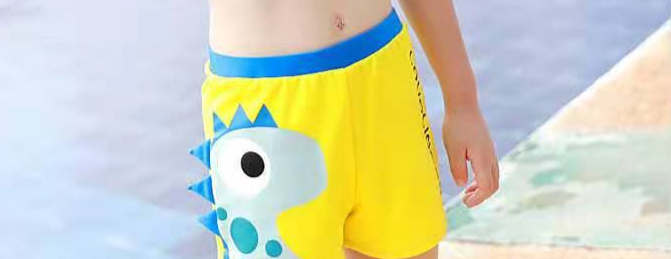 Bañador de dinosaurio para niños, nuevo estilo, con gorro de baño, cómodo, elástico, para vacaciones en aguas termales, bonito dibujo animado._voghion.com
