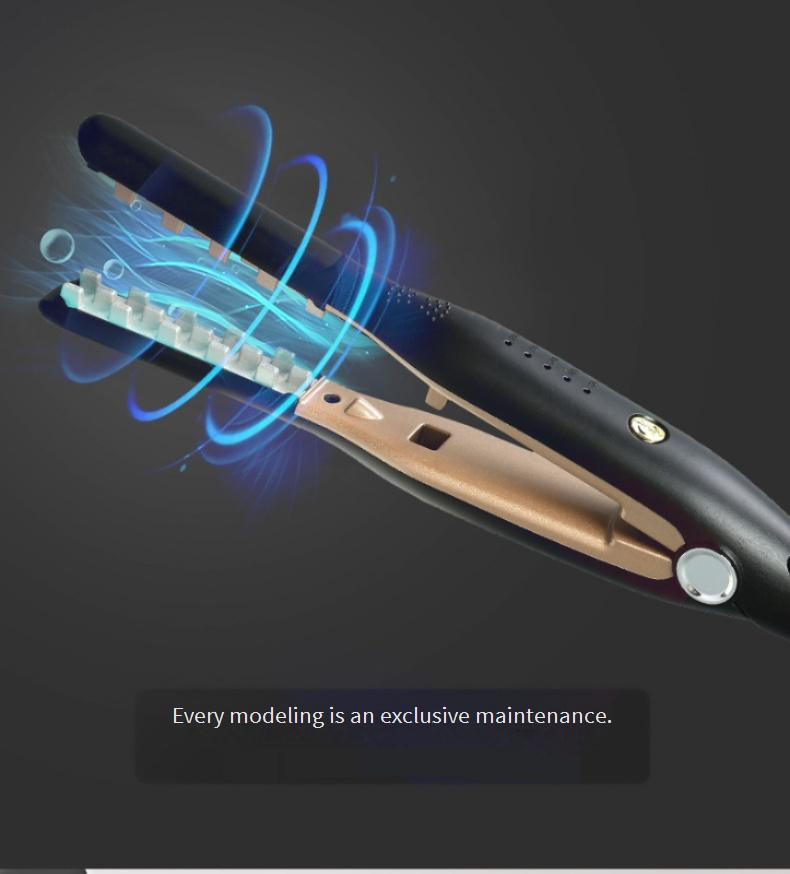 Haarglätter und Lockenstab für Männer – 2-in-1-Styling-Tool für Pony und kurzes Haar (schnelles Aufheizen und Anti-Frizz)_voghion.com