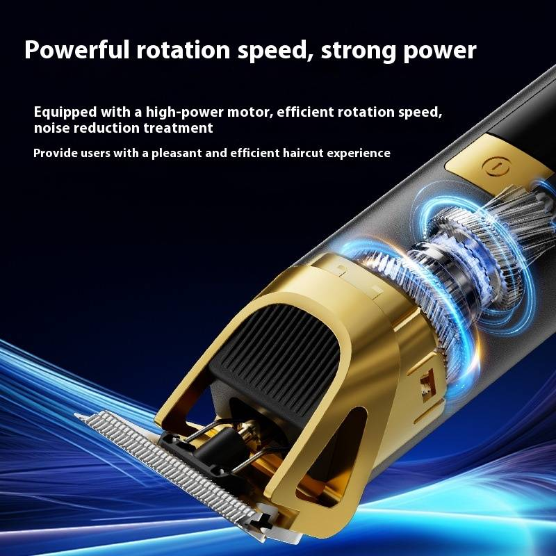 Professional Hair Clipper For Men - High Power Cordless Trimmer With LED Display For Fades, Undercuts & Beard Styling_voghion.com