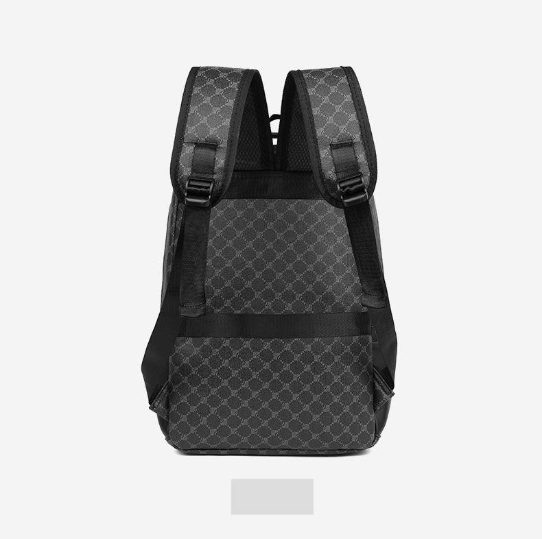 Men's Bags Men's Simple Backpack New Style Fashionable Large Capacity Computer Bag Popular Printing Travel Backpack_voghion.com