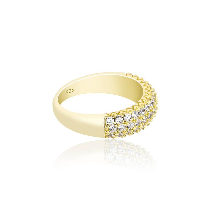 Anillos de plata 925 con textura de diamante, anillo de cielo estrellado de moda, oro australiano_voghion.com