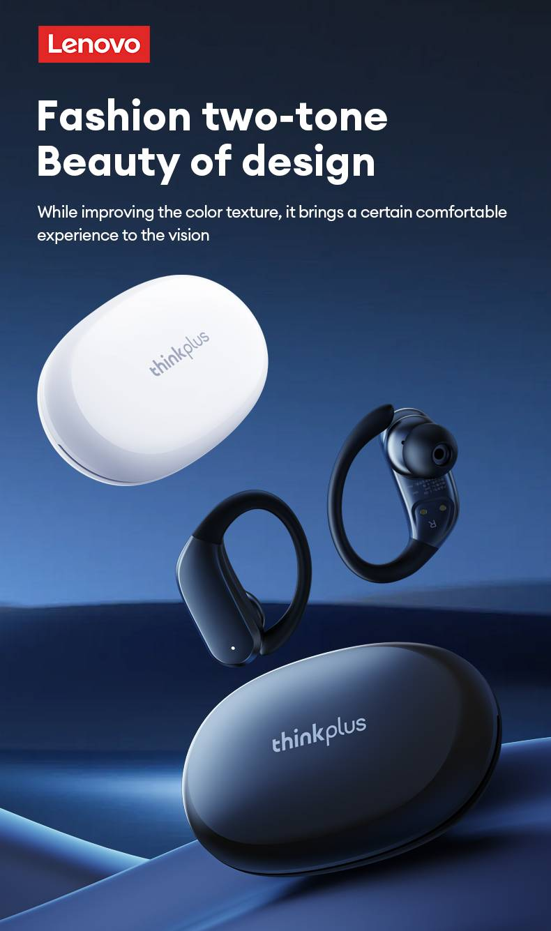 New Lenovo XT55 Bluetooth 5.4 Wireless Earphones Long Battery Life HiFI Stereo Headphone Noise Cancelling Sport Headset With Mc_voghion.com