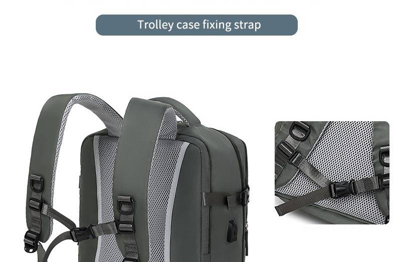 Geräumiger Reiserucksack mit großem Fassungsvermögen für Männer und Frauen – leicht, wasserabweisend, mit speziellem Schuhfach und 16-Zoll-Laptopfach_voghion.com