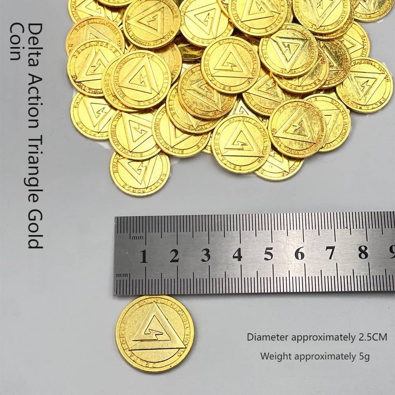 Delta Operation Goldmünzen-Replika-Set – Sammelmünzen aus Metall (2 cm/2,5 cm, 5–100 Stück), Sammlerstücke für Spiele und Militär._voghion.com