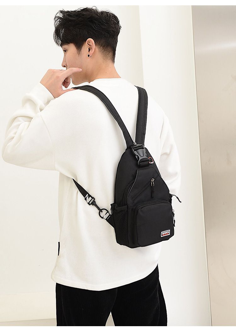 New Breast Bag Waterproof Large Capacity Double Backpack Casual Satchel Oxford Cloth Messenger Bag Multifunctional Backpack_voghion.com