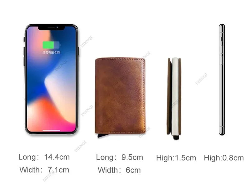 Porte-cartes de crédit en fibre de carbone, étui portefeuille minimaliste intelligent Rfid, pince à billets, porte-cartes mince pour hommes et femmes, étui pour carte de crédit bancaire_voghion.com
