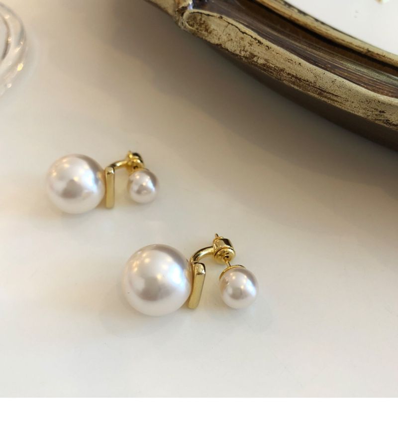 Versione coreana del temperamento di Dongdaemun, perle di nicchia, donne eleganti e alla moda, orecchini francesi di alta gamma, orecchini_voghion.com