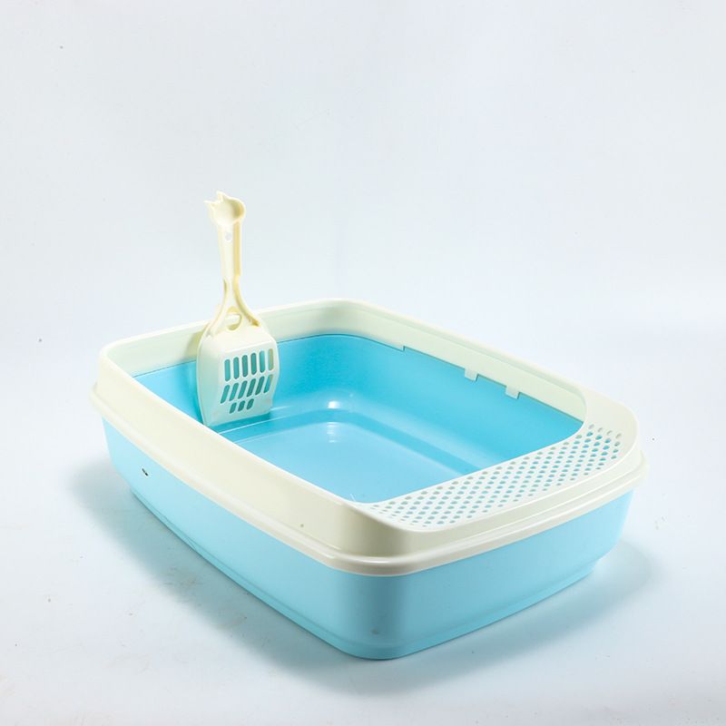 Semi-Enclosed Square Portable Outdoor Temporary Toilet Large Size Detachable Washable Cat Litter Box_voghion.com