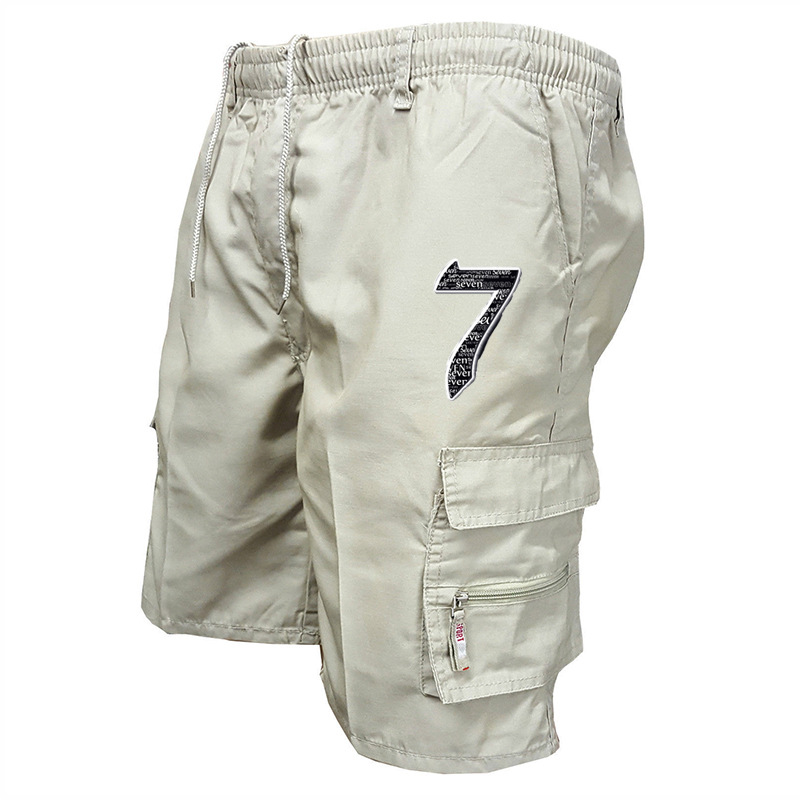 Vêtements pour hommes short Cargo short cargo multi-poches pour hommes mode tendance quart pantalon pantalon de survêtement décontracté_voghion.com