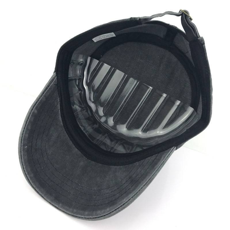Designer flat cap men's military hat spring and summer wash old men's hat casual cap summer visor hat_voghion.com