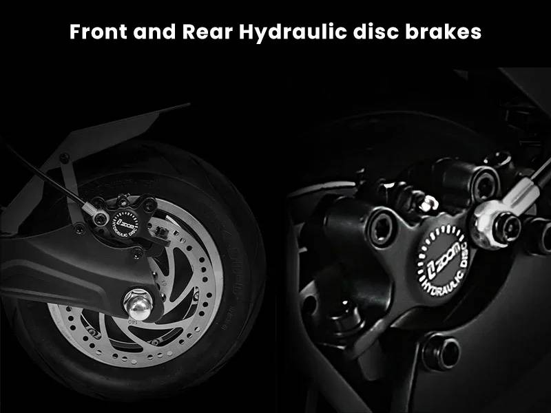 Trotineta electrica YUME HAWK Pro, 3000W * 2 Motore 60V 30Ah Baterie 50mph Viteza maxima 10x4.5' Tubeless Off-road Escooter Anvelope_voghion.com