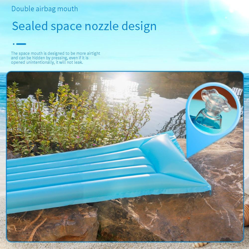 Inflatable Pool Lounge Chair Foldable Single Floating Bed With Comfortable Backrest For Adults Quick Dry Non Slip Surface_voghion.com