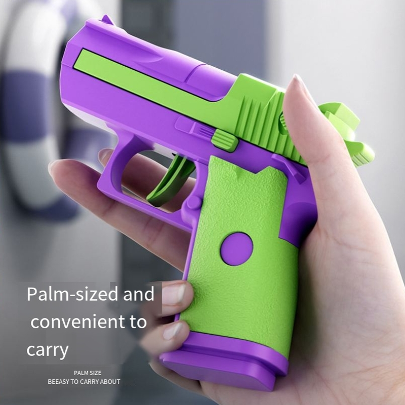 Mini vannpistol Glock Revolver Stor kapasitet Push vannpistol Vannkamp Sommer svømmebasseng vannleker_voghion.com