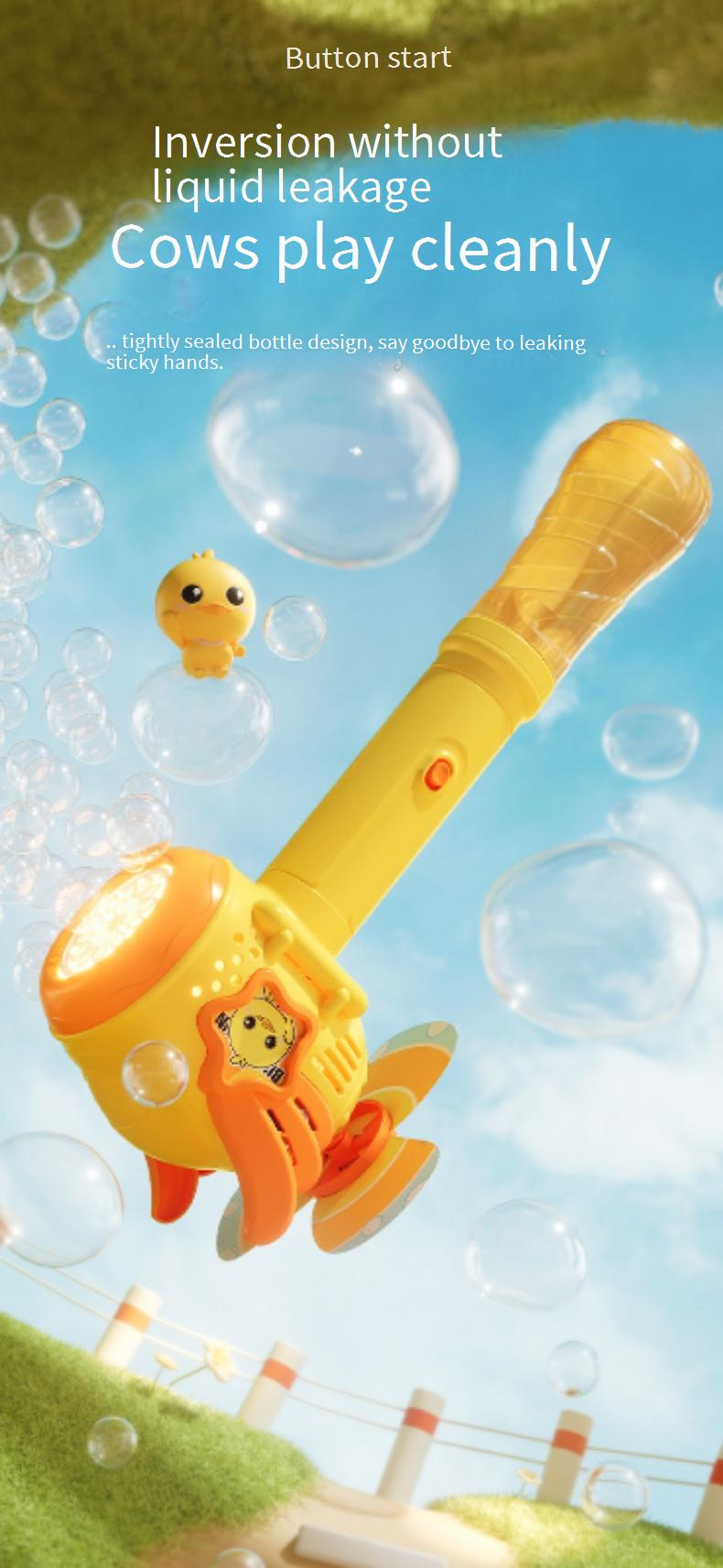Pistolet à bulles électrique automatique avec ailes d'ange pour jeux d'extérieur pour enfants_voghion.com