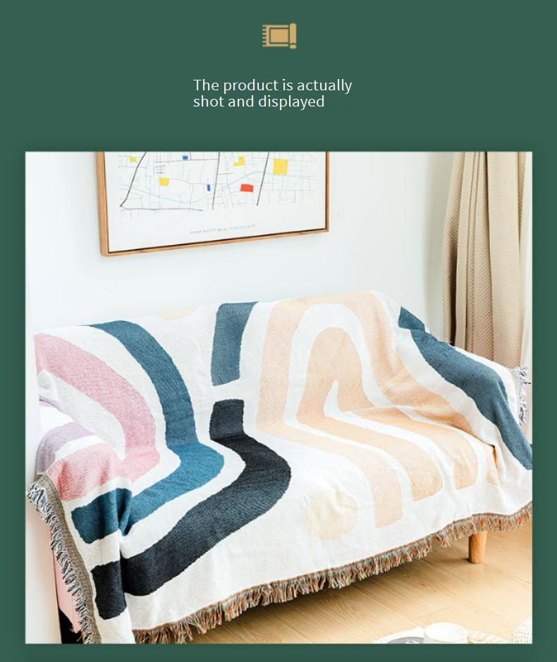 Sofabezug-Set mit Regenbogenstreifen, Rundumschutz-Design, kratzfester Stoff für Katzen, universelle Passform für die meisten Sofas_voghion.com