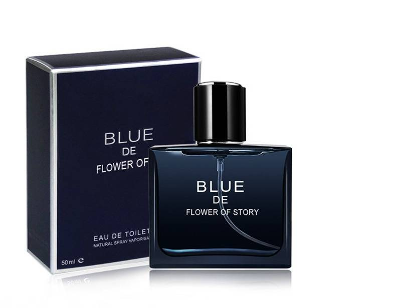 Parfum léger de niche Fougère longue durée pour homme Azure Blue 50 ml pour lieu de travail, boîte de nuit, Sea King, parfum charmant pour femme_voghion.com