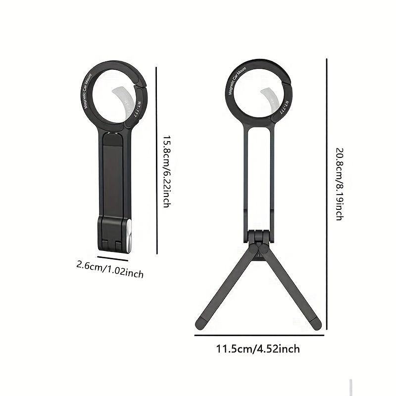 Phone Tripod Stand Suitable For IPhone - Aluminum, Magsafe Compatible Smartphone Pocket Tripod_voghion.com