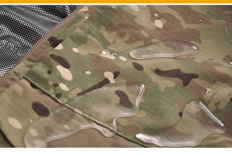 Men's Winter Camouflage Thermal Jacket With Waterproof & Windproof Design – Heavy Duty Insulated Coat For Outdoor Adventures_voghion.com