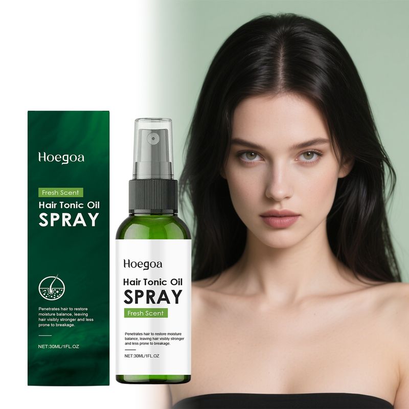 Hoegoa Essential Oil Moisturizes Cares For Scalp, Hydrates And Strengthens Hair, Silky Smooth Hair Care Spray_voghion.com