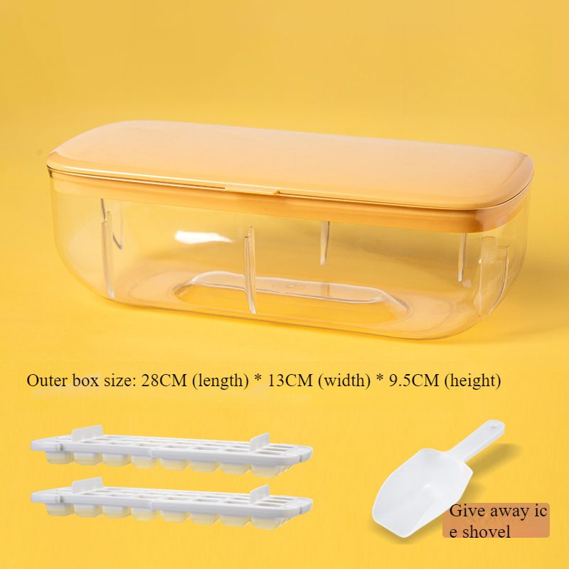 48 Grid Silicone Ice Grid Ice Cube Mold Press Ice Grid Creative Ice Storage Box Household Ice Making Mold Ice Box Easy Demoulding_voghion.com