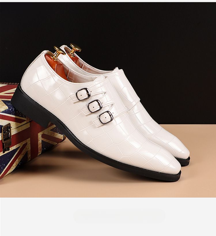 Męskie buty biznesowe casualowe typu oksfordy, formalne, sznurowane, do biura, na imprezy i na co dzień_voghion.com