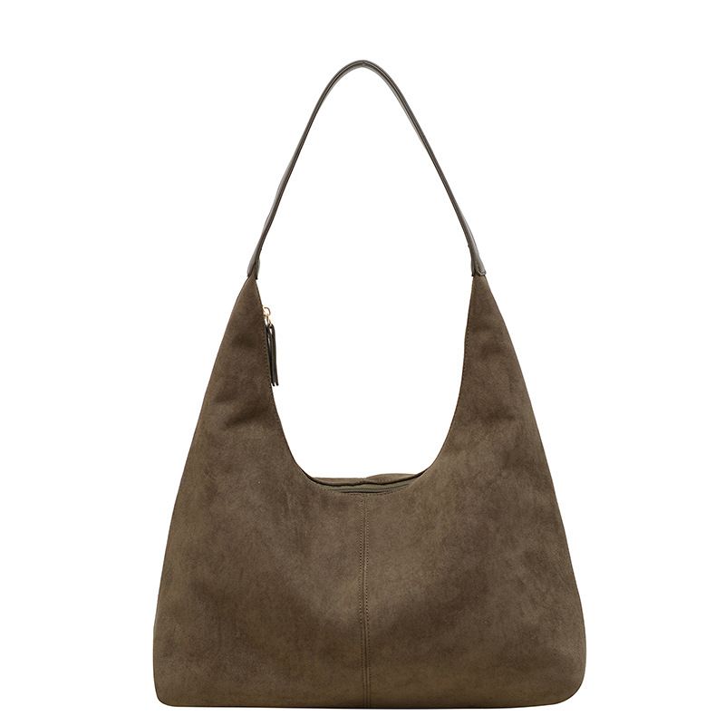 Borsa a tracolla da ascella, grande capacità, 2024, versatile, alla moda, opaca, per donna_voghion.com
