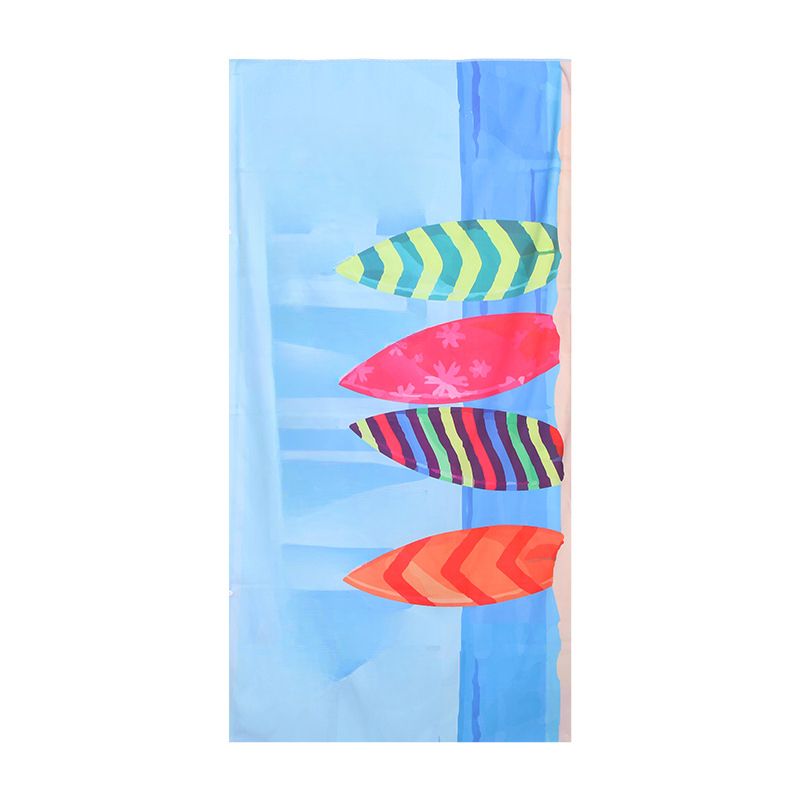 Beach Double-Sided Fleece Absorbent Quick-Dry Sunscreen Bath Swimming Sports Microfiber Towel Thickened_voghion.com