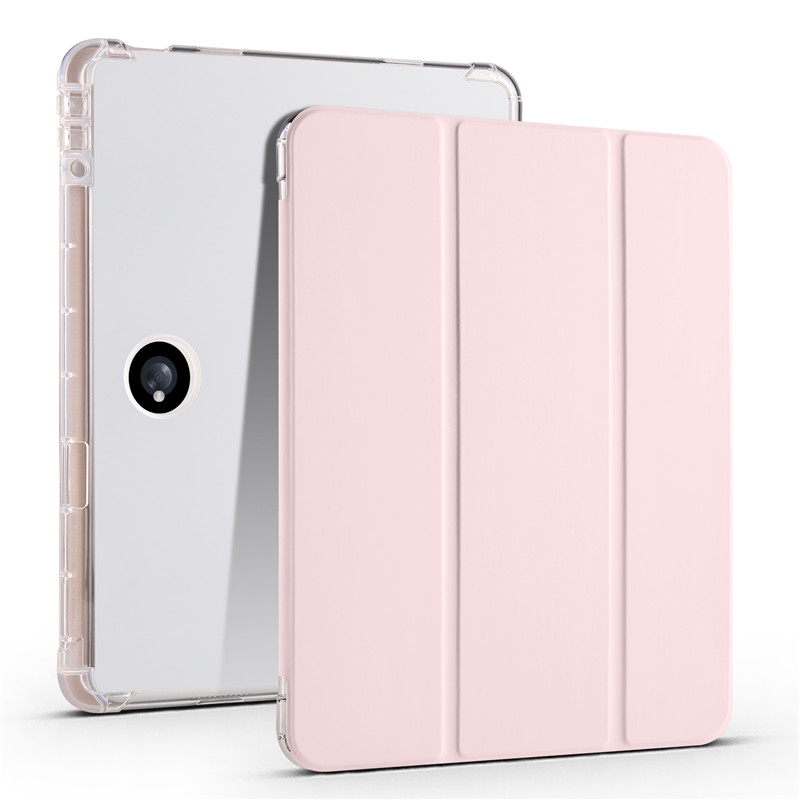 Tablet Coque For OPPO Pad 2 Case 11.61 inch PU Leather Tri Fold Caqa For One Plus Pad 11.61 Cover With Pencil Holder Shell + Pen_voghion.com