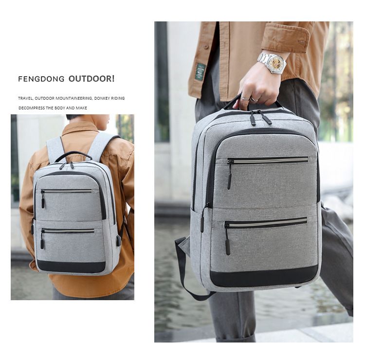 Zaino da uomo in tessuto Oxford per computer e studenti, grande capacità, borsa da viaggio, stampabile_voghion.com