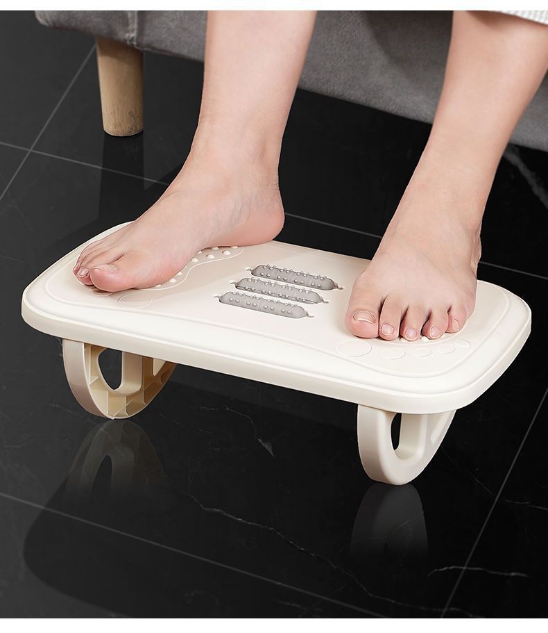 Büro-Fußpedalbrett Untertisch-Fußhocker Anti-Warping-Erlang-Bein-Artefakt-Fußhocker Ottoman-Beinhocker_voghion.com