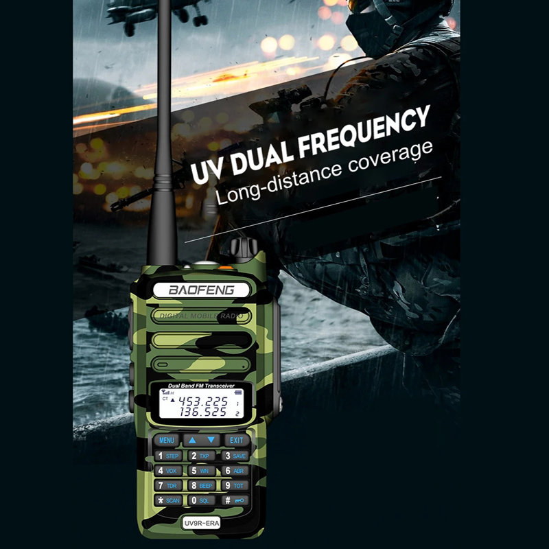 New BaoFeng UV9R ERA Waterproof Handheld Walkie Talkie 18Watts UHF VHF Dual Band IP68 HF Transceiver Ham Portable Radio_voghion.com