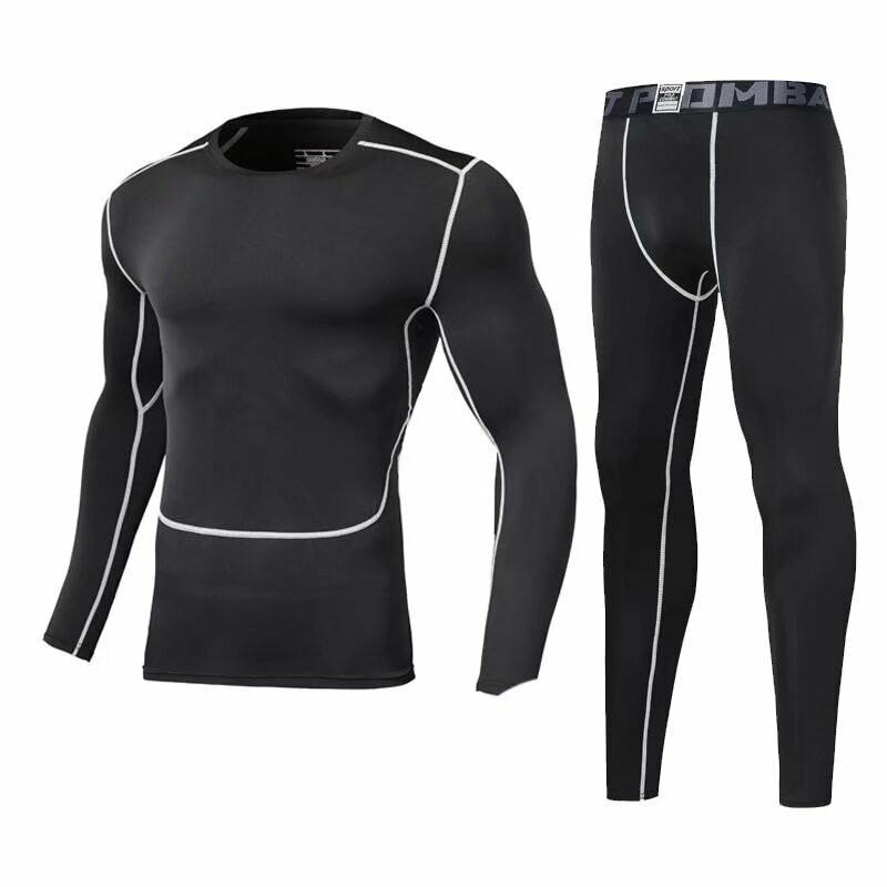 Conjunto de ejercicio y fitness ajustado para adultos y niños._voghion.com