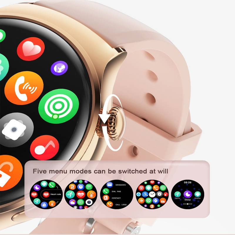 2024 m. TOP išmanusis laikrodis GT4 MiNi moteriškas pirmasis pasirinkimas dovanoms AMOLED HD ekranas Bluetooth skambutis NFC BloodSugar išmanusis laikrodis, skirtas Huawei_voghion.com