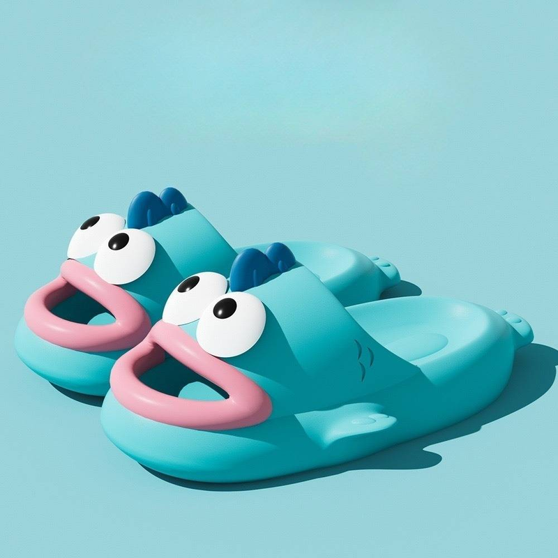 Clownfish slippers for women summer 2024 new cute indoor home stepping shit feeling thick bottom non slip sandals for outdoor wear_voghion.com