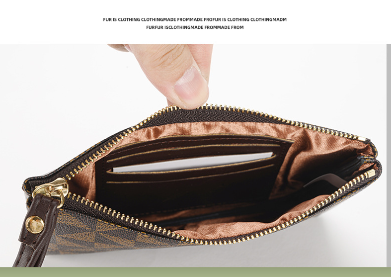 Cell Phone Bag Antique Pattern Clutch Bag Long Purse Women's Multi-function Wallet Phone Bag_voghion.com