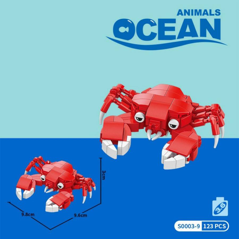 Set de 9 mini blocuri de construcție cu desene animate - Colecție de pisici drăguțe, animale marine și insecte | Jucării educaționale creative DIY pentru copii | Cadou decor pentru birou_voghion.com