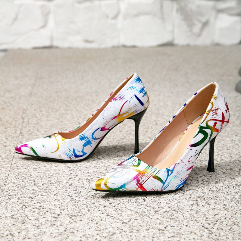 Damenschuhe Weinfarbene High Heels Stilettos für Damen Fashion Party Spitzschuh Einfache High Heels Einfache Damenschuhe_voghion.com