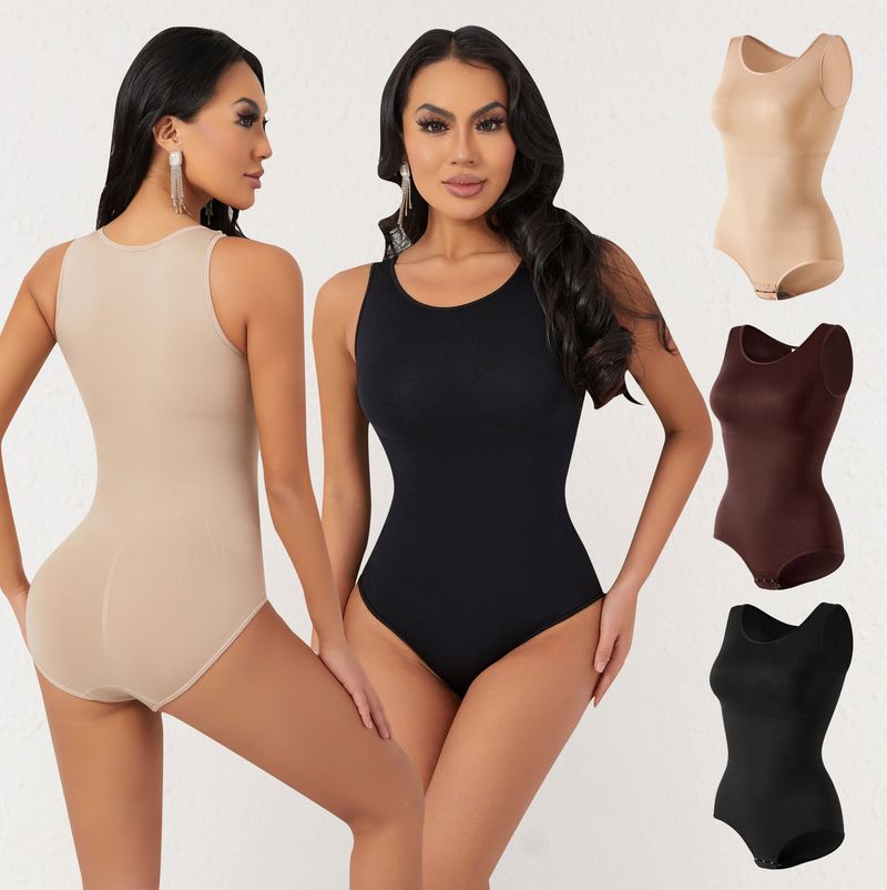 Postpartum Compression Bodysuit – Tummy Tuck, Butt Lift & Bust Support Seamless Shapewear With Long-Sleeve Options (S-XXXL, 6 Colors)_voghion.com