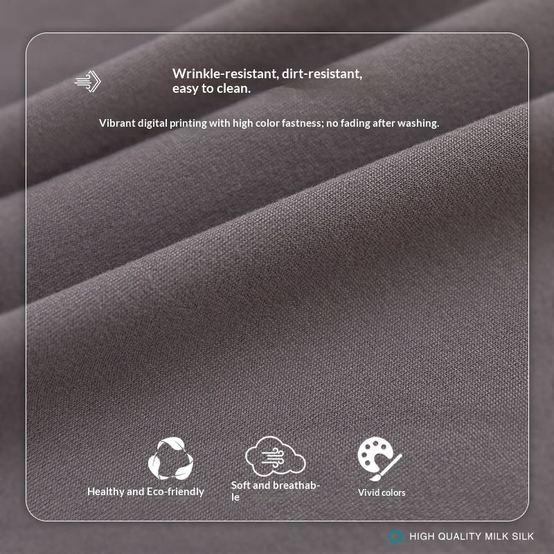 Coprisedie elasticizzati in poliestere di alta qualità: vestibilità universale per sedie di forma irregolare, antiscivolo e antipolvere, design moderno e minimalista._voghion.com