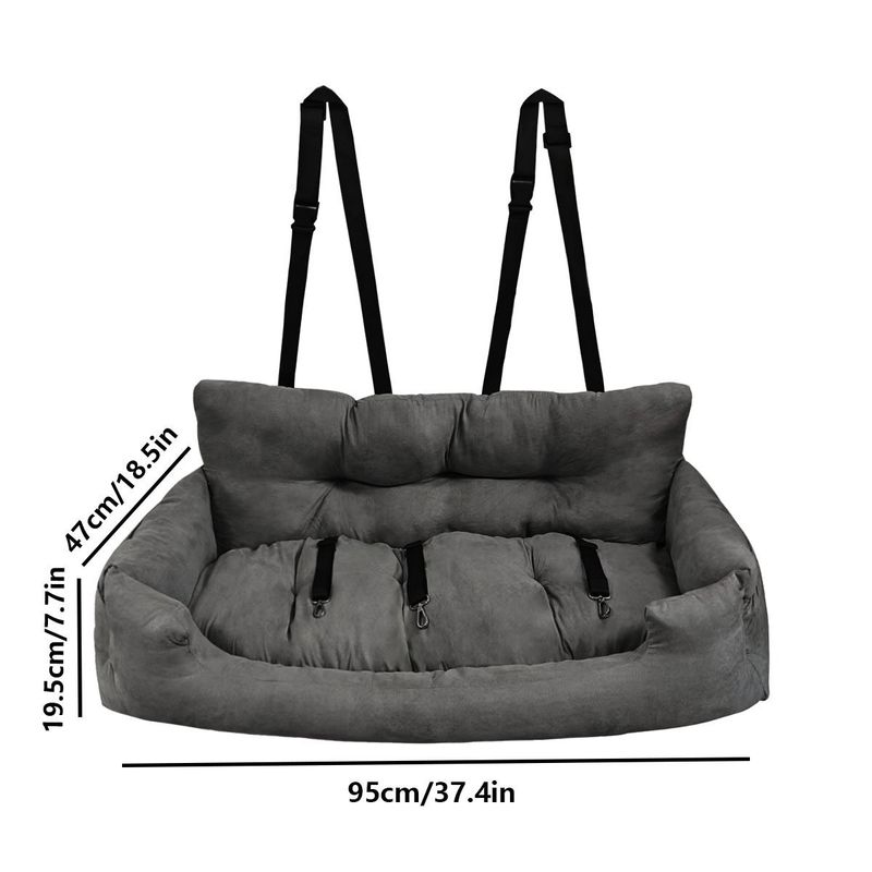 Cojín de gran venta para mascotas, asiento trasero doble, nido para perros y gatos para las cuatro estaciones_voghion.com