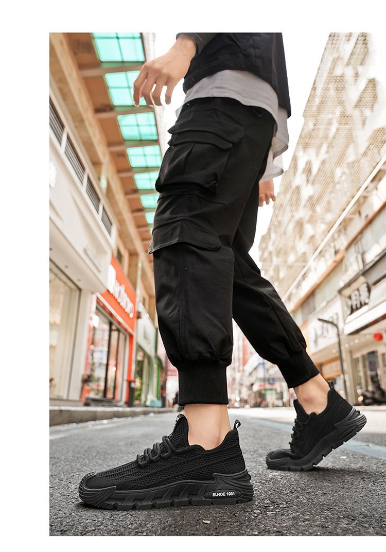 Coconut Shoes Men's Shoes Hollow Mesh Shoes Men's Versatile Sports Shoes Casual Dad Shoes Men_voghion.com