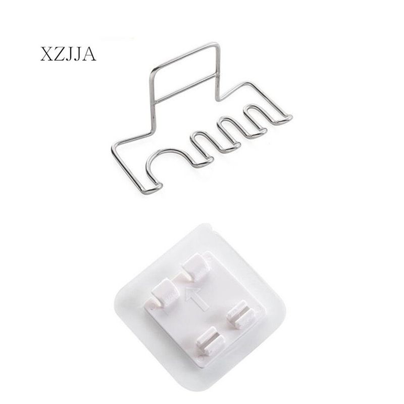 2er-Set Wandmontierte Zahnbürstenhalter aus Edelstahl Badezimmeraccessoires_voghion.com