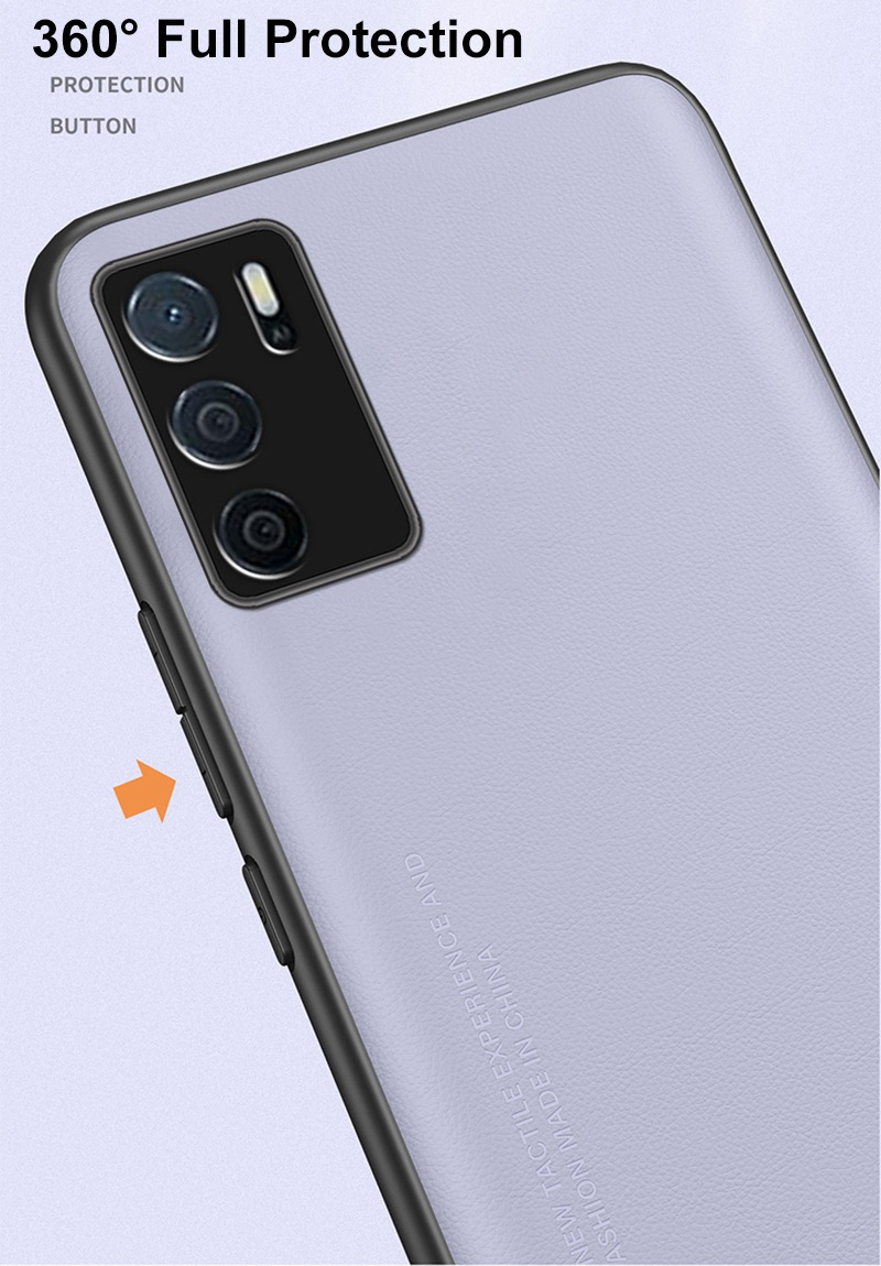 Luxus Leder Telefon Fall Für OPPO A54S A16S A16 S Reno 6 Lite Zurück Abdeckung Silikon Schutz Fall Für OPPO 6 Pro Plus 5_voghion.com