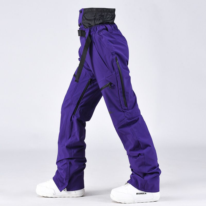 New outdoor sports windproof, waterproond warm single double board skiing casual cotton snow pants supports and_voghion.com